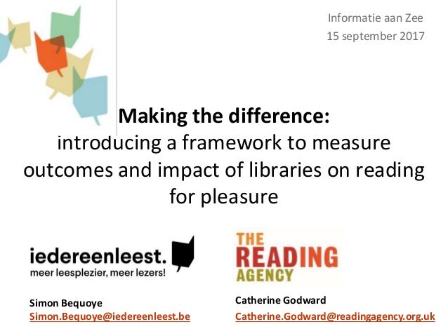 impact of reading for pleasure Impact of reading for pleasure